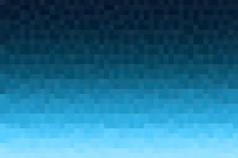 Blue pixel effect gradient background geometric rectangle elements illustration Stock Illustration