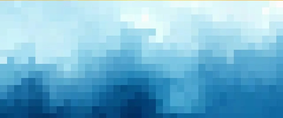 Blue pixel gradient background generating abstract pattern design 스톡 일러스트