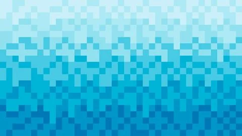Blue pixel pattern abstract gradient mosaic texture. Stockillustratie