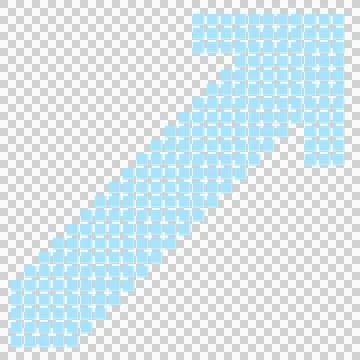Blue Pixelated Ilustración de archivo
