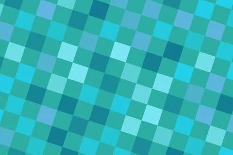 Blue pixelated mosaic pattern for digital design or background 库存插图