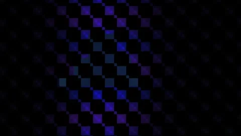 Blue pixelated pattern on black background. Stock Footage 336693151