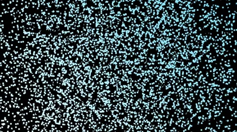 Blue pixels animation Stock Footage 303189406