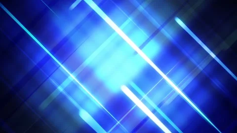 Blue Plaid Animated Line Pattern 4K Loop Stock Footage 255905062