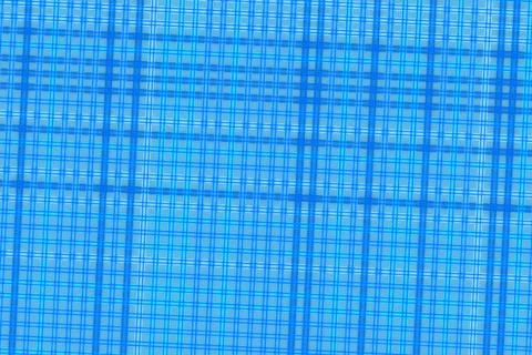 Blue plaid fabric with checkered pattern and texture Stock Illustration