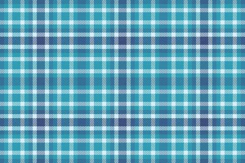 Blue plaid pattern check, christmas ornament texture vector tartan. Stroke .. Stock Illustration