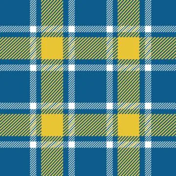 Blue plaid pattern Stock Illustration