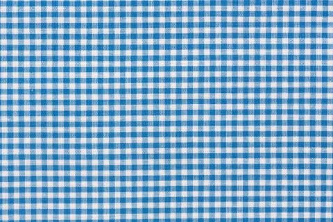 Blue plaid pattern macro photo. High resolution background. Stock Photos