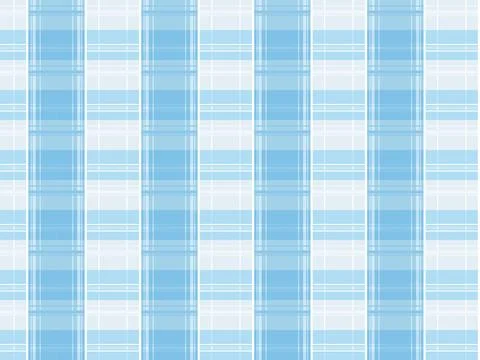 Blue Plaid Pattern Seamless Background Texture for Textile Fabric Print Desig Stock Illustration