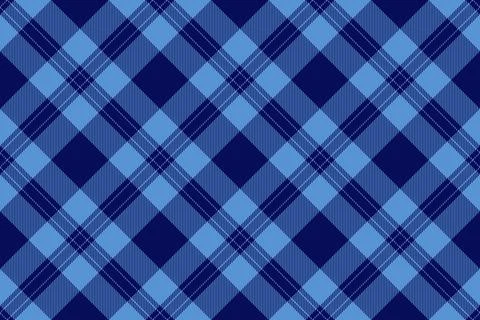 Blue plaid seamless pattern. Traditional Scottish tartan, repeatable backgrou 스톡 일러스트