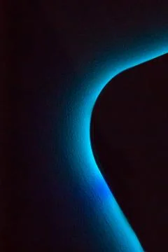 Blue plain curve Stock Illustration