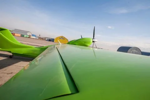 Blue plane Stock Photos