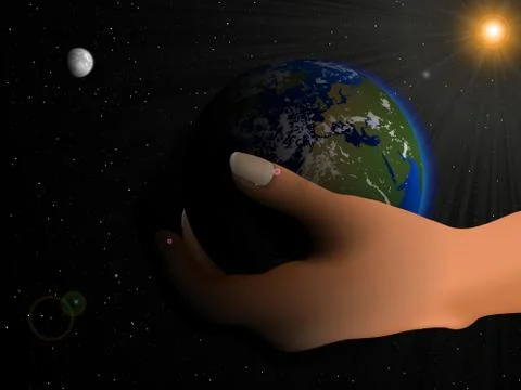 Blue Planet Earth Stock Illustration