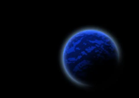 Blue planet Stock Illustration