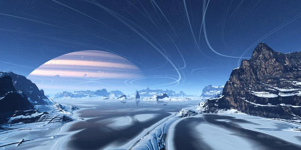 Blue planet Stock Illustration