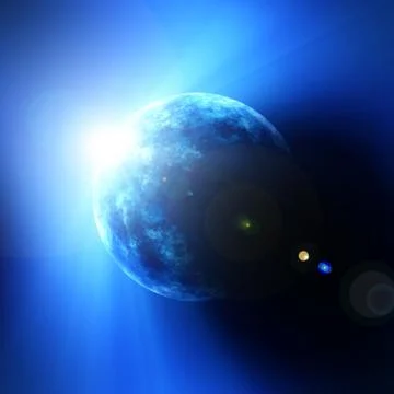 Blue planet Stock Photos