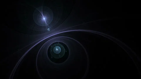 Blue Planet, Rays Of Light In Space Stock Footage 36045783