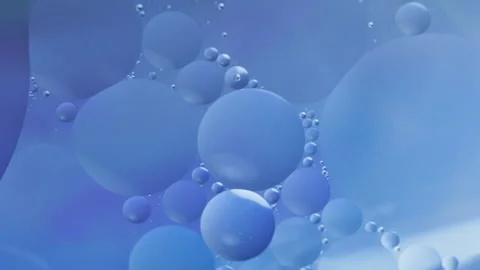 Blue planets move smoothly 库存影片 153533339