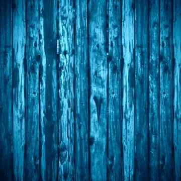 Blue planks background Stock Photos