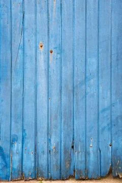 Blue planks texture Stock Photos