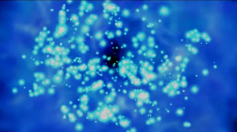 Blue Plankton Stock Footage 22634674
