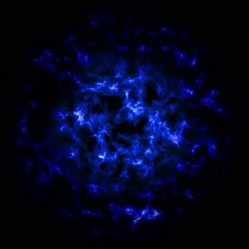 Blue Plasma Background Loop Stock-Footage 55064167