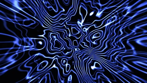 Blue Plasma Energy Stock Footage 263905313