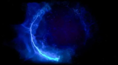 Blue Plasma Loop Background Illustrazione stock