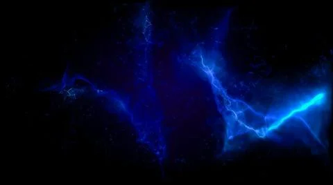 Blue Plasma Loop Background Stock Illustration