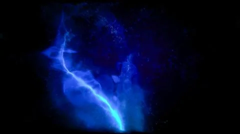 Blue Plasma Loop Background Stock Illustration