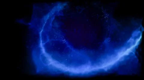 Blue Plasma Loop Background Illustrazione stock