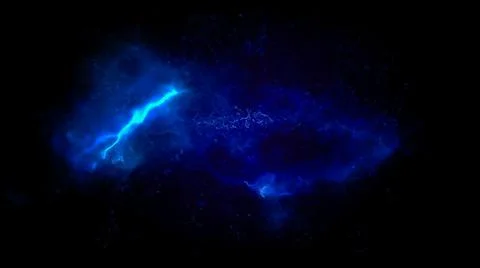 Blue Plasma Loop Background Stock Illustration