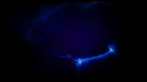 Blue Plasma Loop Background Stock Illustration