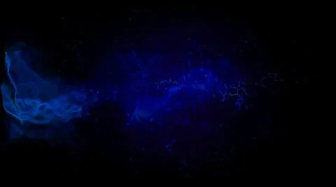 Blue Plasma Loop Background Illustrazione stock