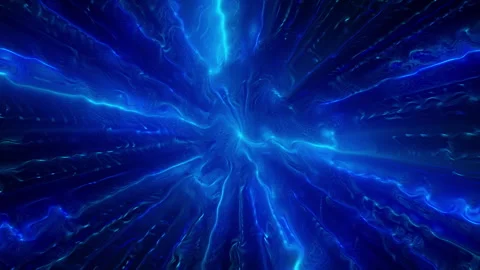 Blue Plasma Space Tunnel Loop Stock Footage 263300589