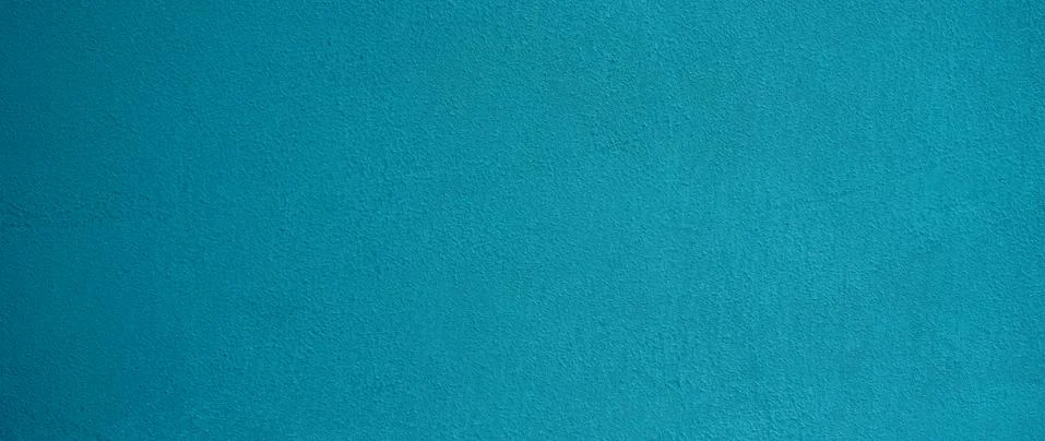 Blue plaster background or rough pattern turquoise texture. Wall turquoise te 写真素材