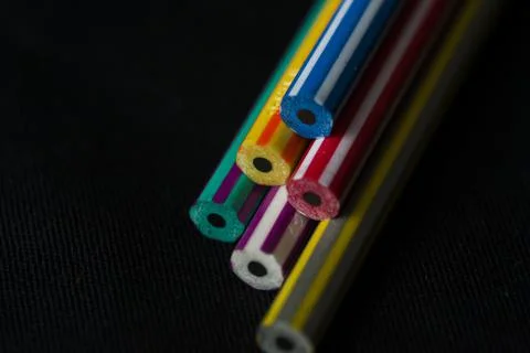 Blue plastic ballpoint pen . High quality photo Stock Photos