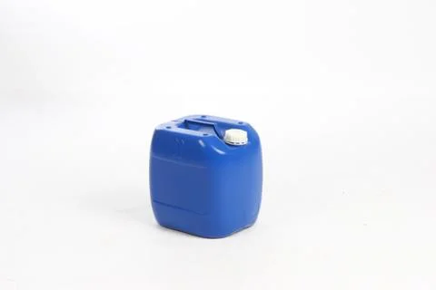 Blue plastic barrel, container isolated on white background Stock Photos