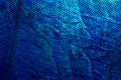 Blue plastic cloth texture Stock-Fotos