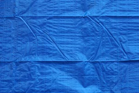 Blue plastic foil Stock-Fotos