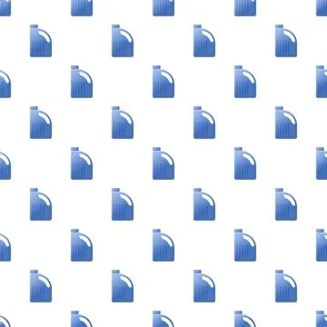 Blue plastic oil containers repeating pattern background design 스톡 일러스트