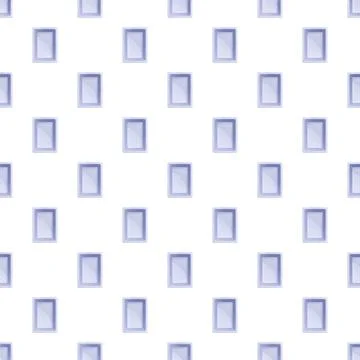 Blue plastic rectangular containers repeating pattern background Ilustração Stock