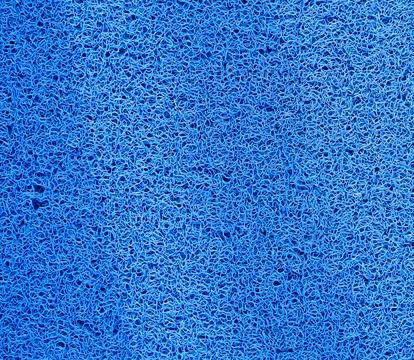 Blue plastic texture doormat Stock Photos