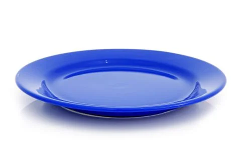 Blue plate Foto stock