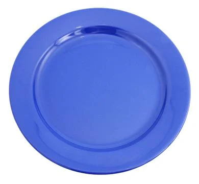 Blue plate Stock Photos