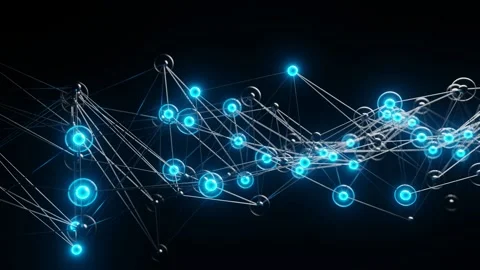 Blue plexus background Stock Footage 172026080
