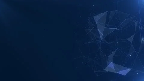 Blue Plexus Background Stock Footage 196187389