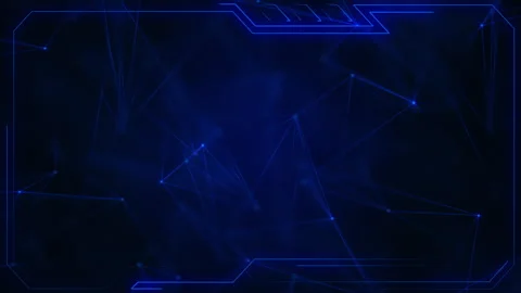 Blue Plexus Digital Data Connections Technology Background Stock Footage 263959469