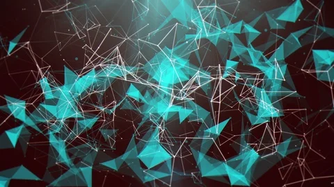 Blue Plexus Stock Footage 89872346