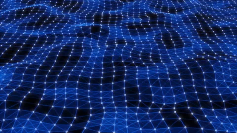 Blue Plexus Network Connection Video Animated Background Stock Footage 337625811
